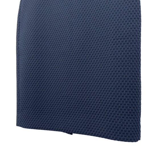 J Crew Women Navy Textured Lined Pencil Skirt SZ 6 Polyester Blend Office Wear - Picture 13 of 13